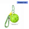 Pickleballs Keychain Accessory For Sports Enthusiasts And Students Pickleballs Charm Keyring For Everyday Use And Sports