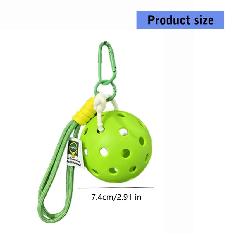 Pickleballs Keychain Accessory For Sports Enthusiasts And Students Pickleballs Charm Keyring For Everyday Use And Sports