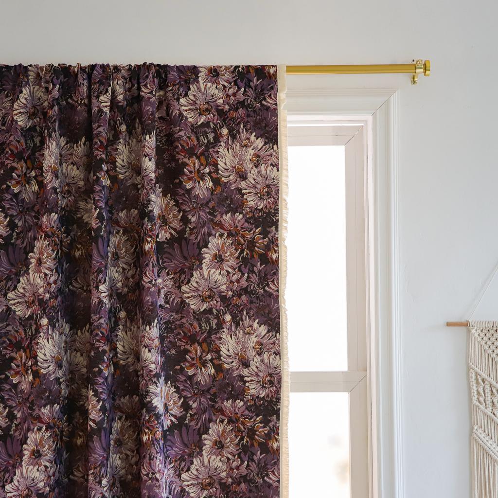 Curtain Finished American Oil Painting Rose Jacquard Thickened Dining Room Balcony Small Window Kitchen Small Curtain