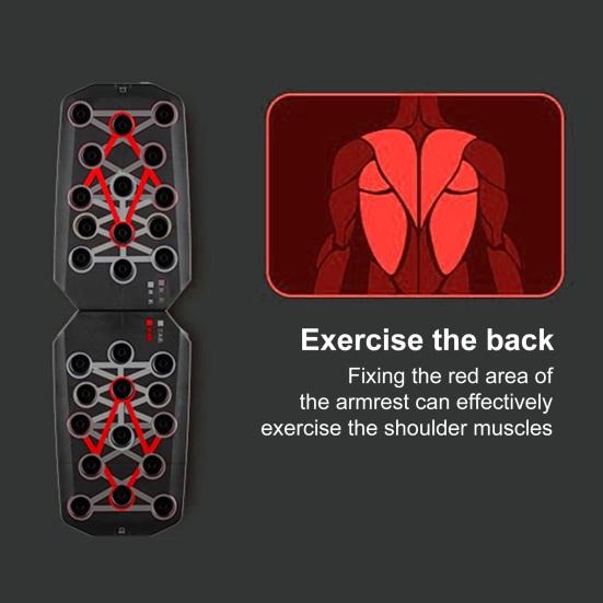 Push Up Board pro domácí posilovnu Skládací push-up deska s pohodlným uchopením
