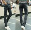 Schwarze Skinny Jeans im Slim Fit für Herren – Stretch, trendiger koreanischer Stil, schmutzabweisende Freizeithose für Frühling und Herbst