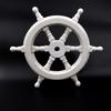 Nagina International Classic Wooden Whitewash Ship Steering Wheel (36 Inches) NC-EN4P-M299