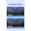 Titanium Silver Alloy Car Windshield Laser Sunshade -Four Layer Physical Material, UV Protection, Heat Insulation, Shading, Car Sunshade, Car Sunshade