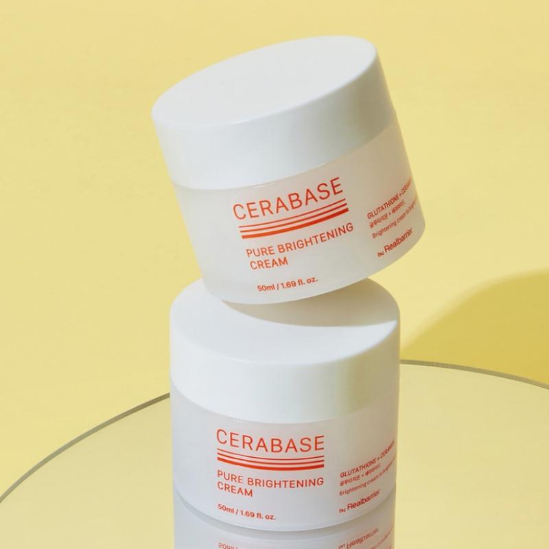 Daiso By Real Barrier Cerabase Pure Brightening Cream 50 Ml