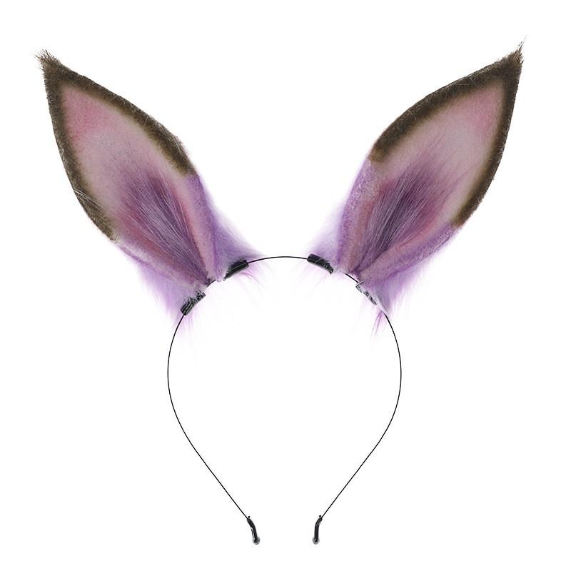 Plüsch-Pferdeohren-Haarreif Cosplay Anime-Convention - Uma Musume Stil Weiche Flauschige Tierohren Haaraccessoire