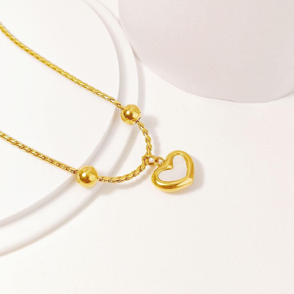 Popular Temperament Love Bead Bracelet Women'S Fashion Personality Design Titanium Steel Jewelry Does Not Fade Versatile