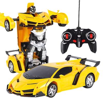 Samochód Zdalnie Sterowany Żółty Robot Autobot