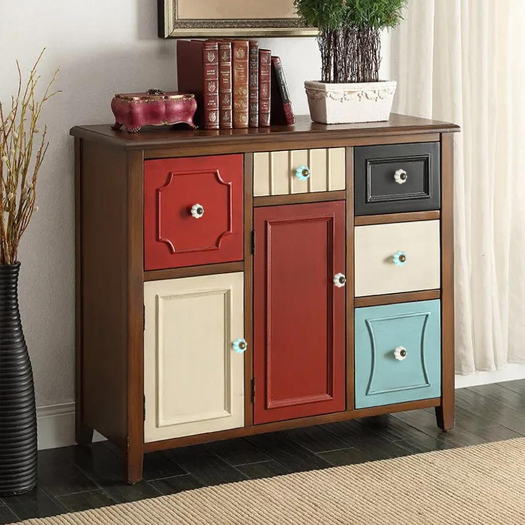 6 Stück Keramik Kommodenknauf Küchenschrank Türgriff Kleiderschrank Züge Kürbisform Schubladenknauf Möbelbeschläge