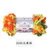 5 Stück 100g/Rolle Flauschiges Fingerloop-Garn Ohne Nadeln Polyester Dickes Riesen-Chenille-Garn für Handgestrickte Decken Schals