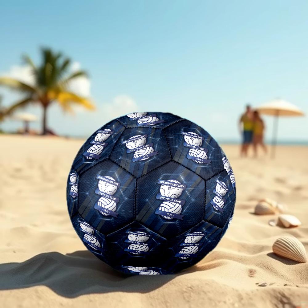 Birmingham City Taglia 5 Pallone da Calcio Alta Elasticità Pallone da Calcio Per Competizione All'aperto Allenamento Quotidiano Gioco