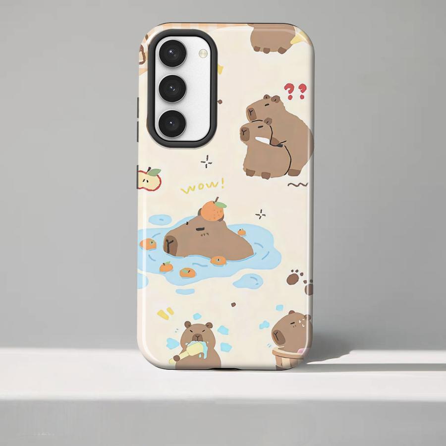 Capybara Cute Cool Soft Cover Capa Phone Case for Samsung Galaxy S25 A16 S25Ultra A36 S20 FE S23 S24 Ultra A56 S23Ultra A26
