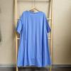 Orders Exported To Japan Women Round Neck Short Sleeve Dress Cotton Loose Slimming A- Line Skirt Summer