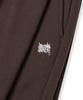 BROWNBREATH Tag Two Tuck Wide Sweat Pants - Dark Brown