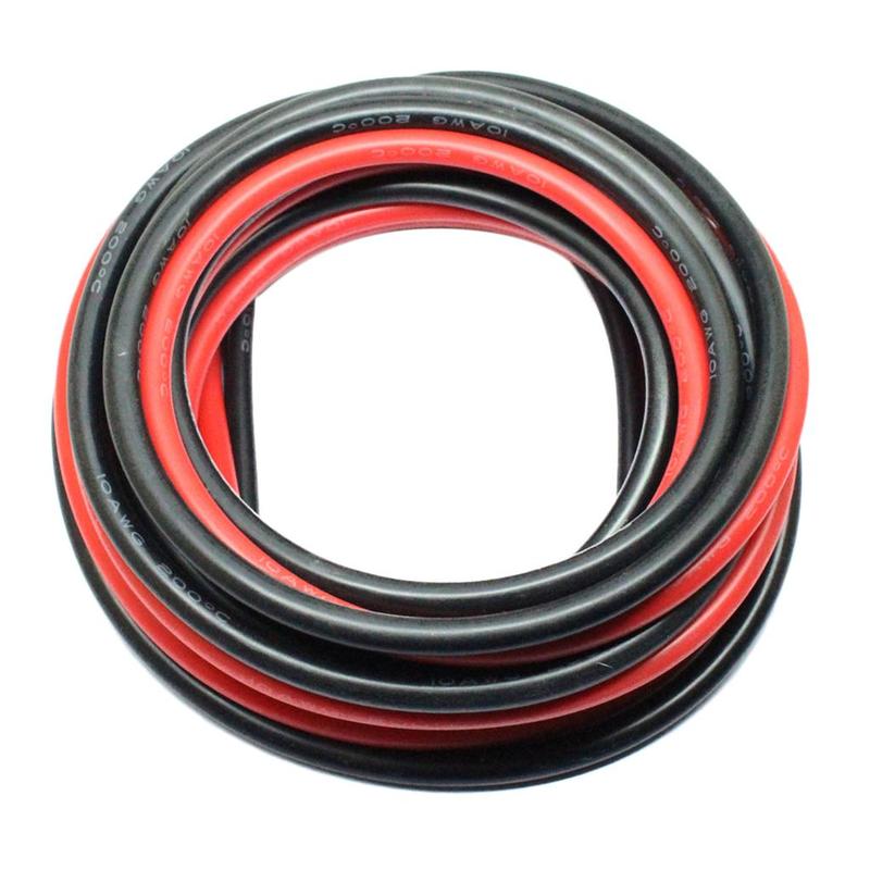 Two Rolls 10AWG Flexible High Temperature Resistant Silicone