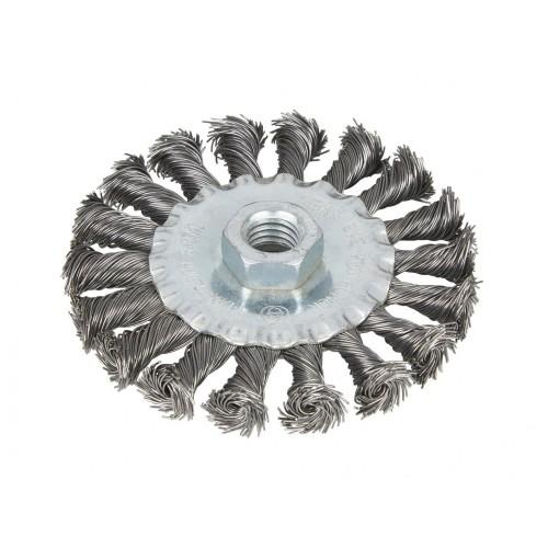 Bluespot Tools Flat Twist Knot Wire Wheel 100mm M14 X 2