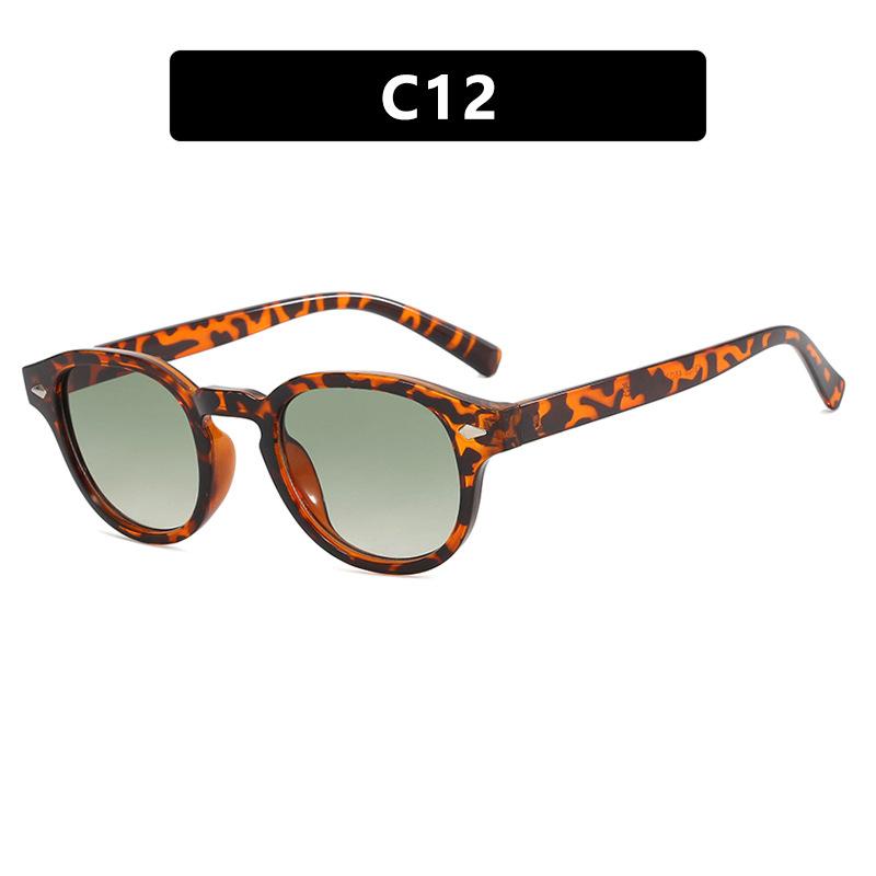 Retro Sunglasses for Women Small Oval Frame Sun Glasses Fashion Shades Eyewear UV400 Men Protection Outdoor Sports Glasses