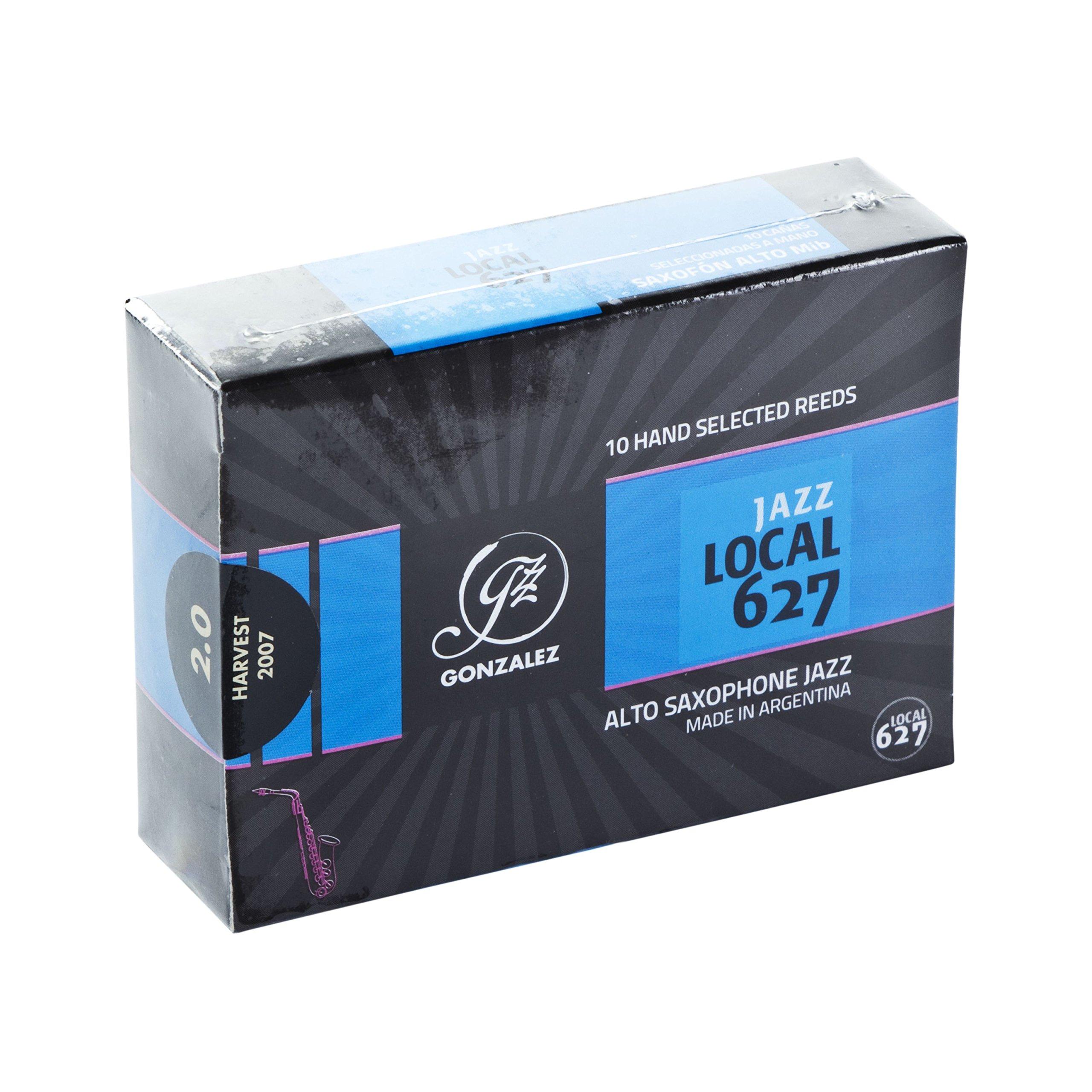 

Gonzalez Reeds Jazz Local 627 Model Gonzalez Reeds Alto Saxophone Reed Local 627 (3)