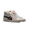 ONITSUKA TIGER Fabre RB Synthetic Leather Warm Non-Slip Mid-Top Sneakers Unisex Sneakers Light-Gray Black Red 1183B512-020