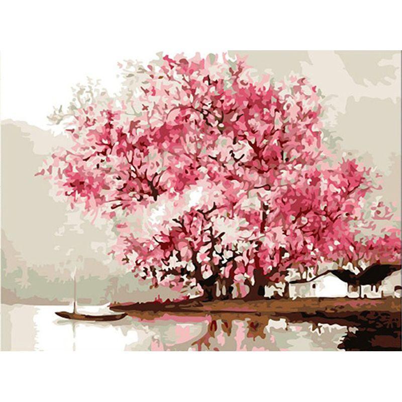 DIY Diamond Painting Flower Diamond Art Diamond Embroidery Full Round Drill Home Decor Gift