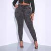 Women Stretchy Plus Size Jeans Pull On Skinny Jean Leggings