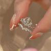 Korean Style Vintage Openwork Princess Crown Ring - Light Luxury Sweet Fairy Index Finger Jewelry