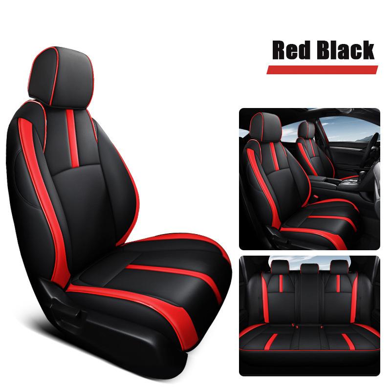 Full Set Custom Car Seat Covers For Honda Civic 2019-2026 Artificial Leather Seat Cushion Car interior Decor Styling ideas