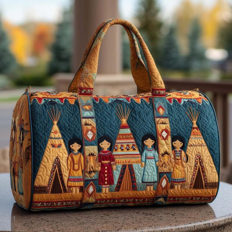Western Style Small Duffle Bag Gym Travel Unisex Handbag
