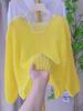 Women's Lightweight Sheer Knit Cardigan - Loose Fit, Long Sleeve, Sun Protection for Spring/Summer