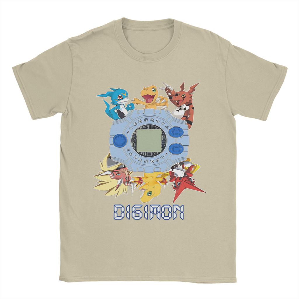 Men Women Digimon seasons T Shirts  Cotton Clothing Casual Short Sleeve Crewneck Tees Party T-Shirts