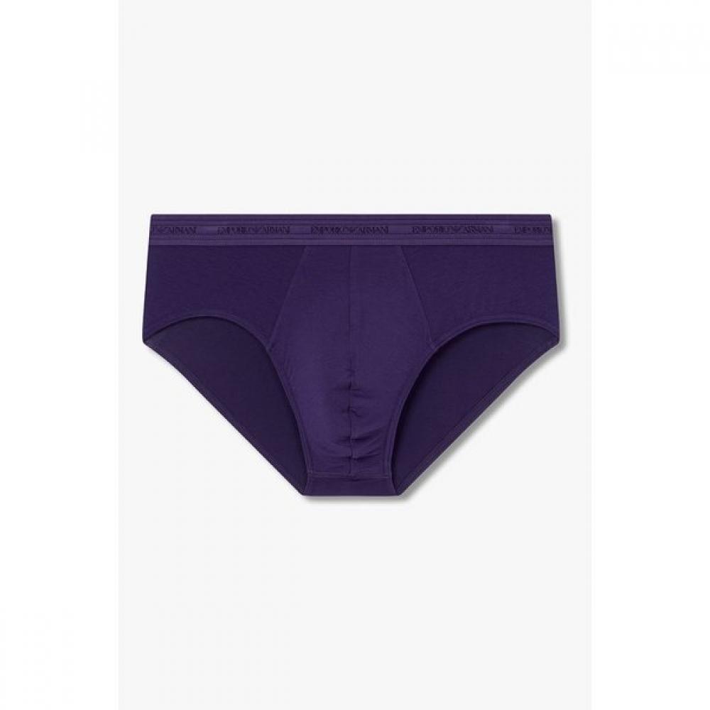 Emporio Armani Men S Rayon Stretch Solid Brief Set 2pc 0815311026 0815311027 