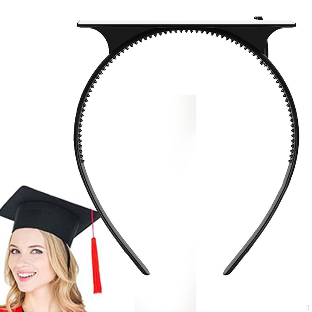 Graduation Cap Headband Secures Your Upgrade Insert Hairstyle Grad Hat