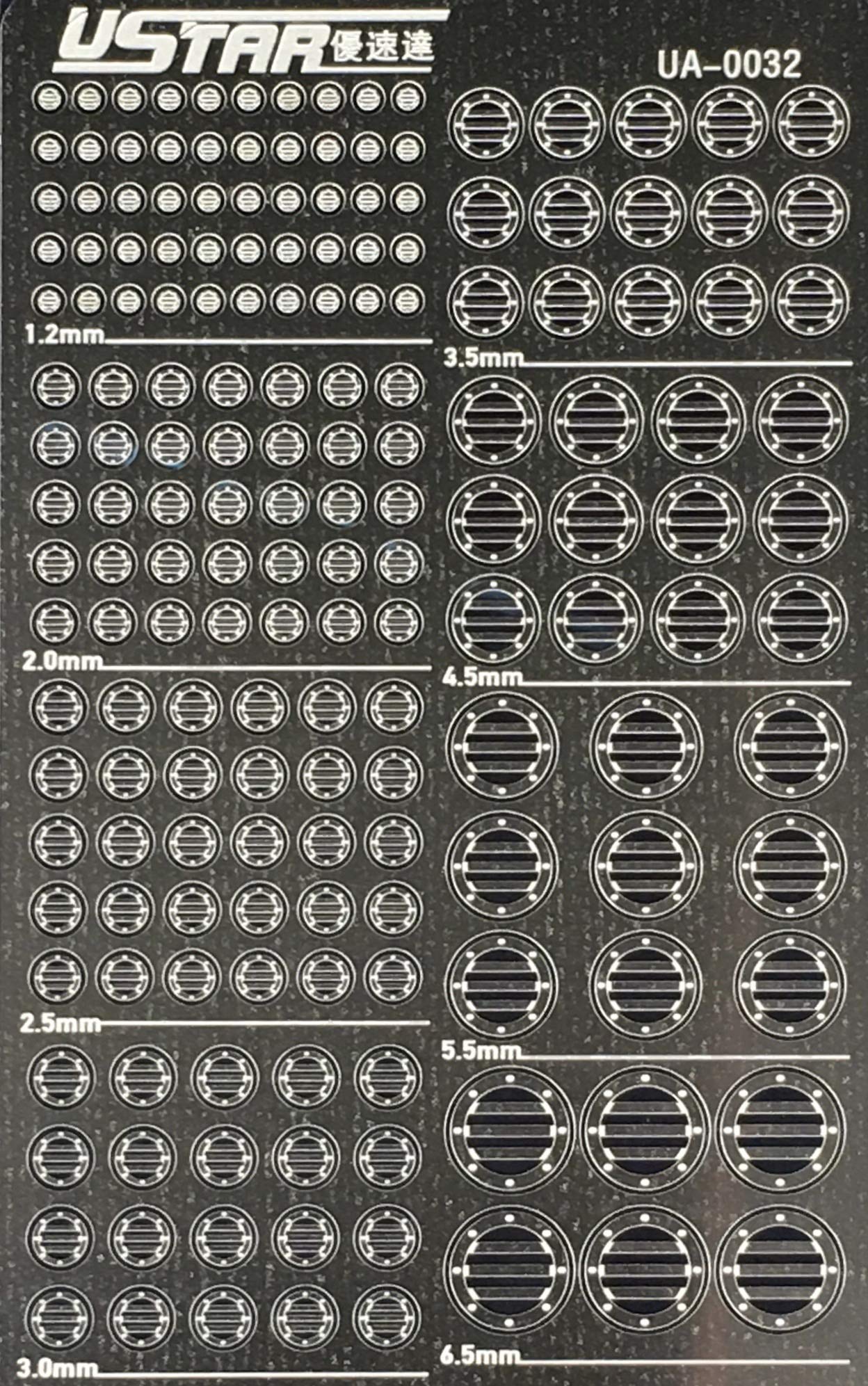 

HG RG MG PG RE Gundam Detail Up Stainless Steel Parts (UA0032) [Parallel Import]