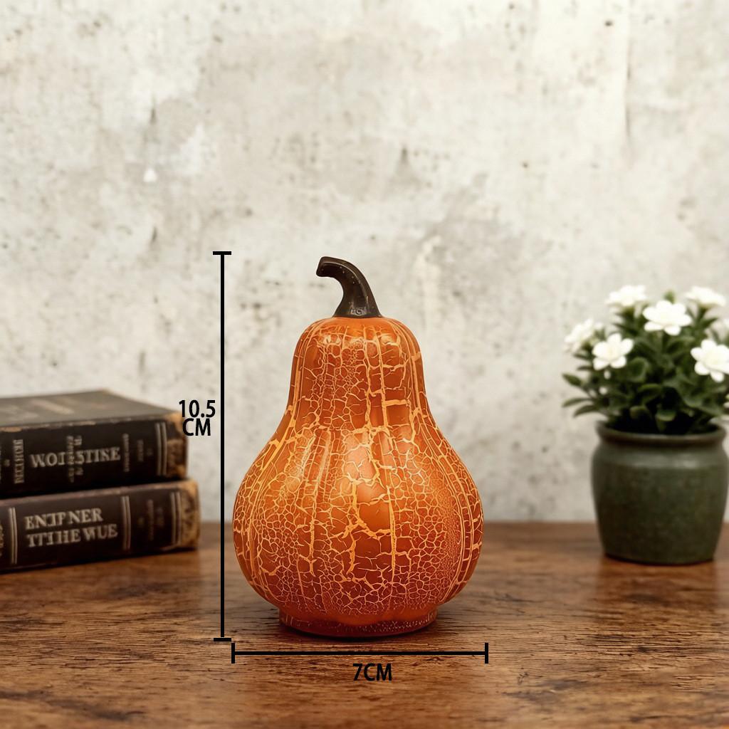 Halloween Led Pumpkin Decor With Glow Lighting For Party Table Centerpiece