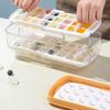 2/1 Tier Ice Cube Tray PET Ice Cube Mold With Lid DIY Ice Cube Maker Summer Relieve Hot Ice Cubes Storage Box Fruit Jello Mold