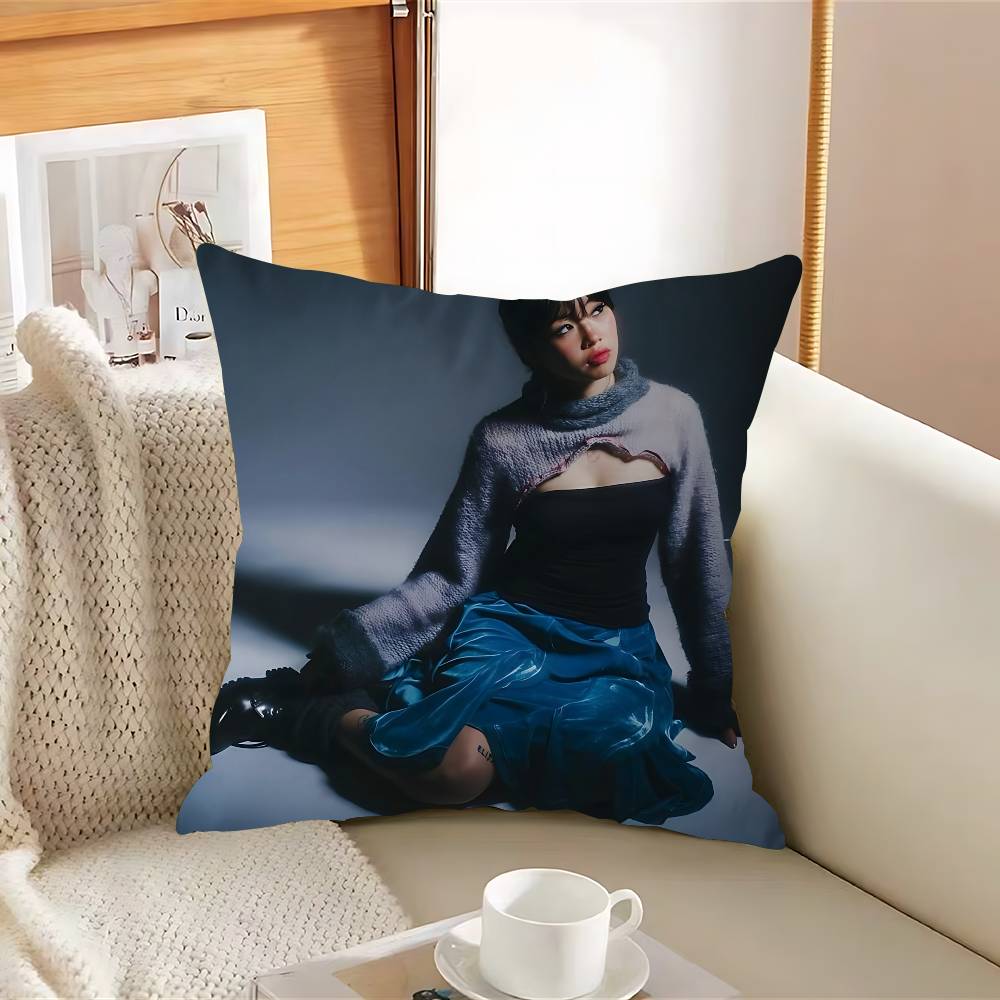 Sängerin Anime Beabadoobee-ES Kissenbezug Abnehmbar Waschbar Kissenbezug – Ganzjährig Weiches Leinen