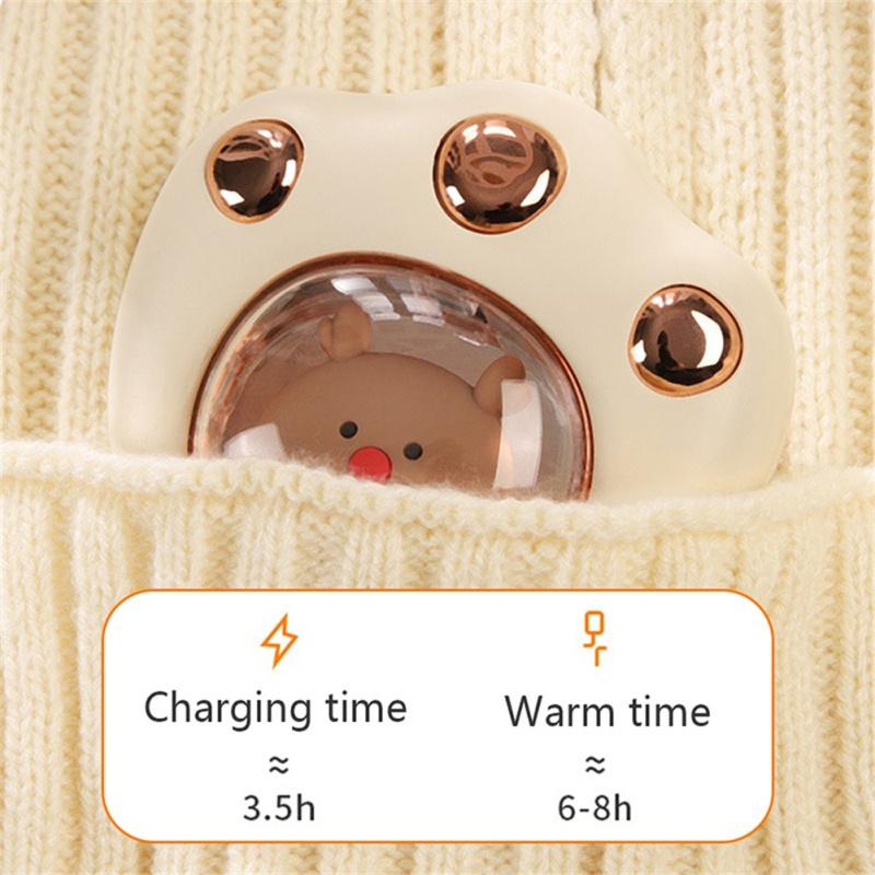 Scaldamani Tascabile, Ricaricabile, Con Design A Forma Di