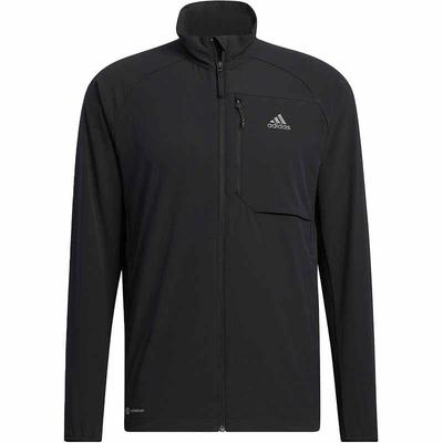 Jackets Men's Black Stand Collar Moderate Other HE7377