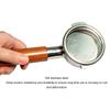 2pcs set 304 Stainless Steel Coffee Puck Screen Reusable Coffee Filter  For Coffee Maker