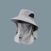 Caps Mask Set Bucket Hat Sunscreen Sun Hat Fishing Caps Fisherman Hat  Climbing