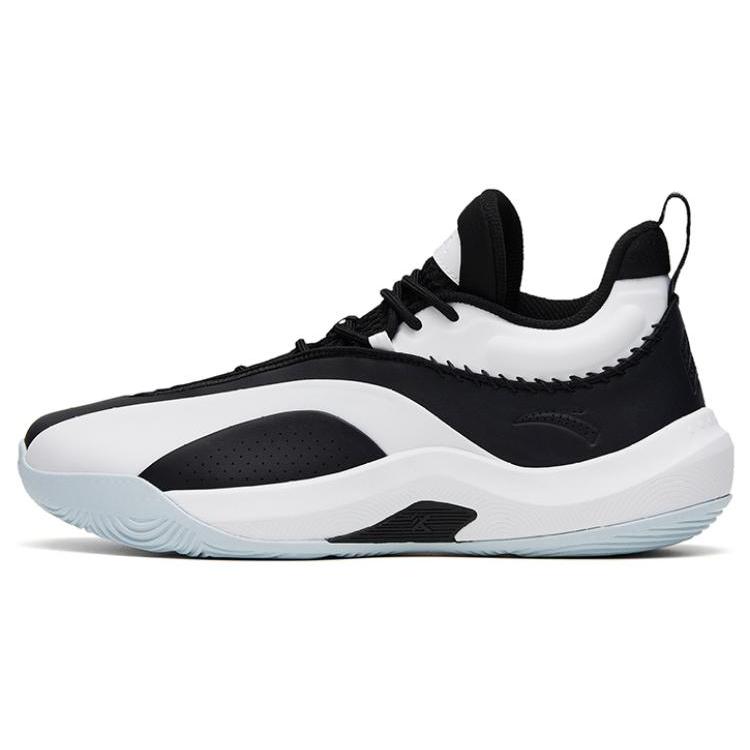 

Anta KT Team Cushioning Slip Resistant Abrasion Resistant Low top Basketball Shoes Men s Black White 112331612-2 44