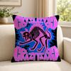 Singer PPink PPantheress Cushion Cover Soft Short Plush SkinFriendly Cushion Case for MultiScene Use