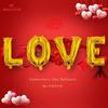 32-Inch Us Version Of Thin Body Letter Balloon Love Set Aluminum Film Balloon Valentine'S Day Wedding Room Decoration
