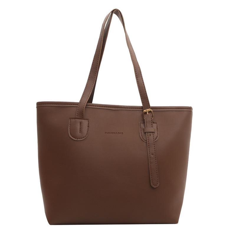 Stylish And Spacious Pu Tote Bag For Women In Casual Street Style With Trendy Colors