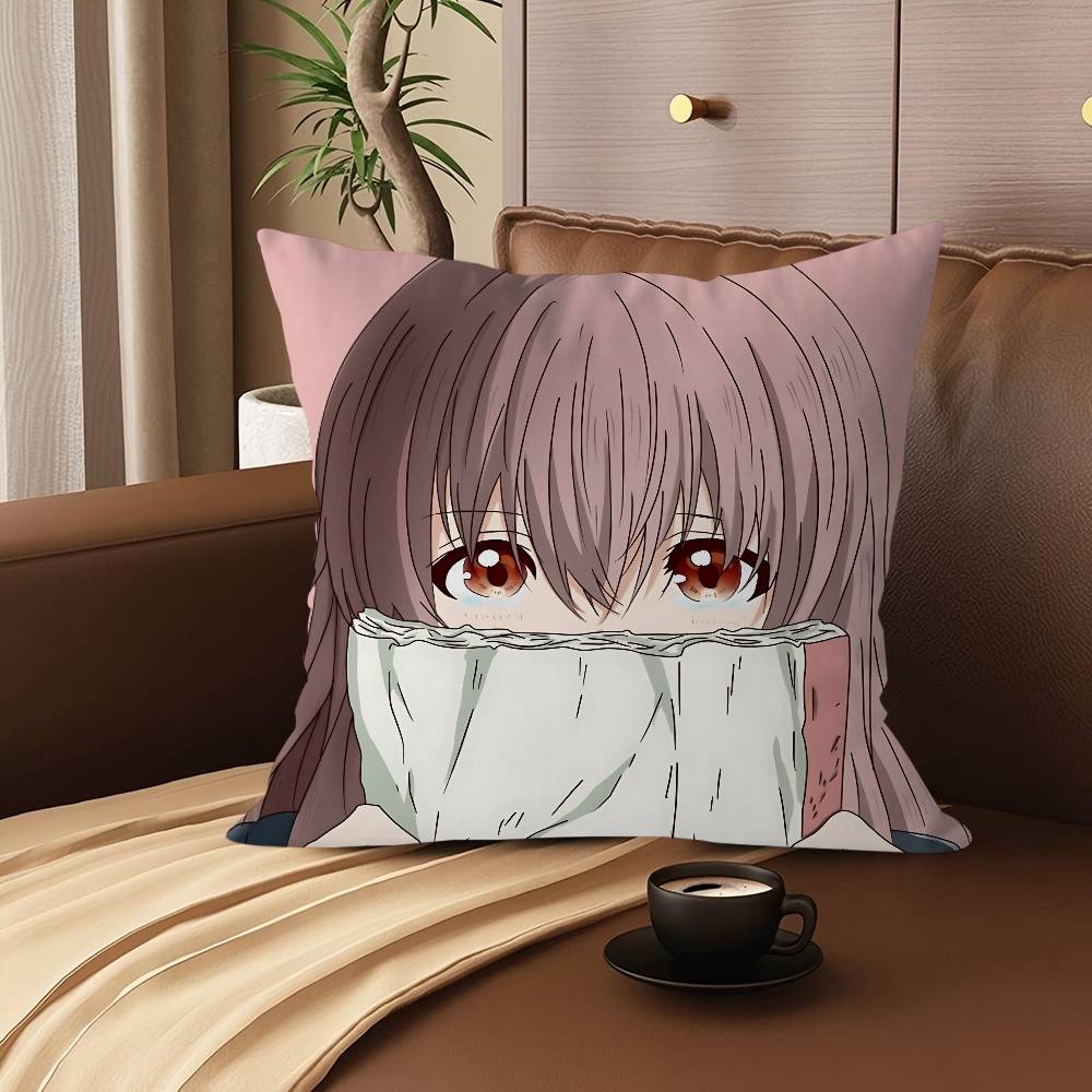 A S-Silent Voice Personalized Pillow Cover Kids Bedroom Wild Party Decor Pillowcase Kid Birthday Shower Gift