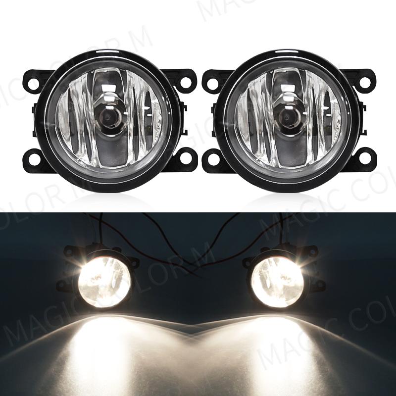 LED Fog Light For Citroen Ford Honda Suzuki Isuzu Mitsubishi Renault Auto Car Fog Lamp 8000LM 30W White Yellow 12V Waterproof