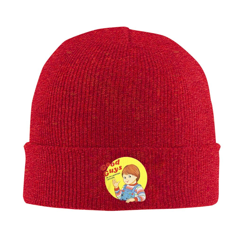Good Guys Childs Play Chucky Doll Winter Skullies Beanies Hat Warm Autumn Knitted Hats Bonnet Caps for Women Unisex