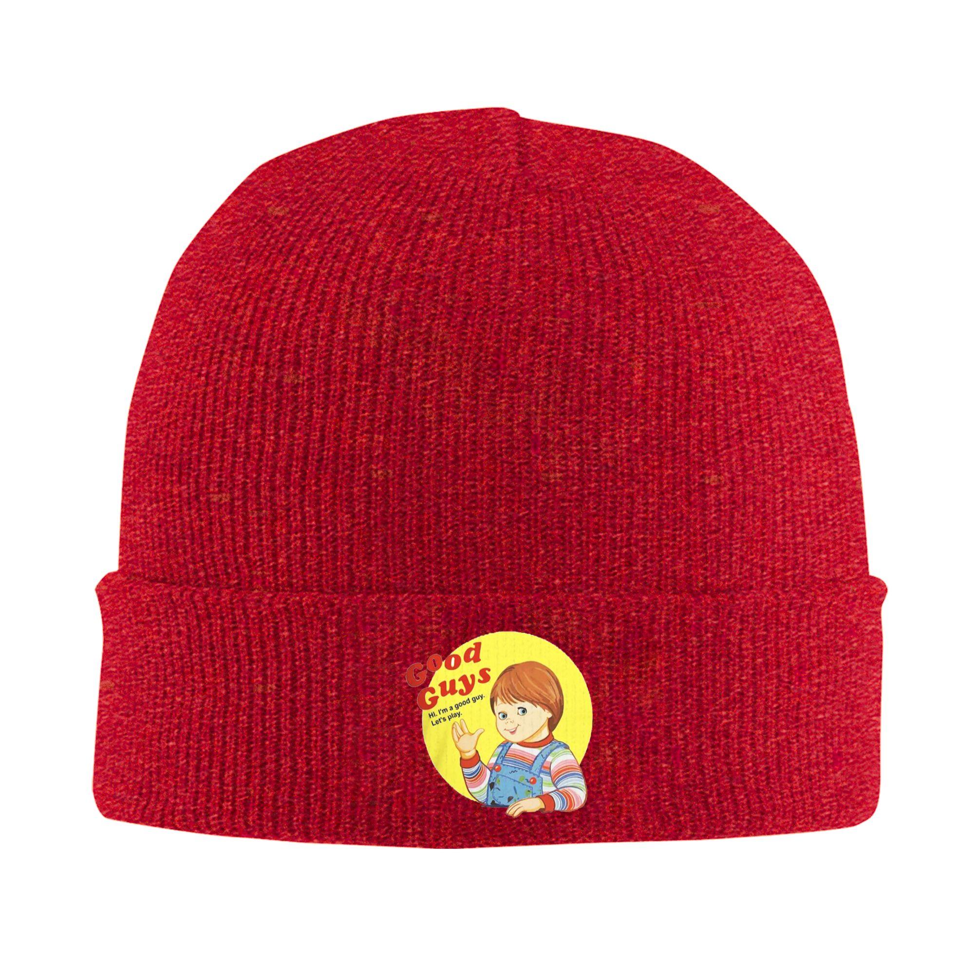 Good Guys Childs Play Chucky Doll  Winter Skullies Beanies Hat Warm Autumn Knitted Hats Bonnet Caps for Women Unisex One Size
