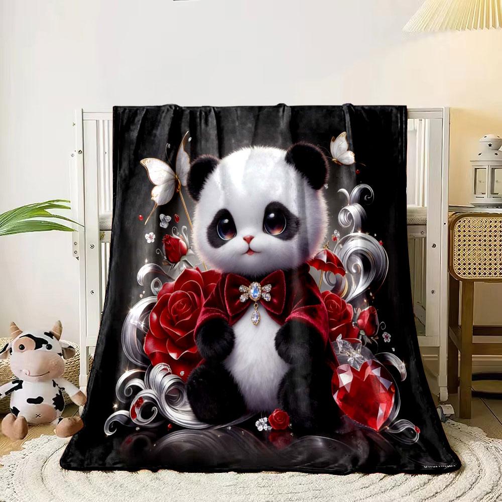 Multi Size Cute little animals Print Warm Comfortable Blanket Home Travel Camping for Adults and Kids Luxury for Gifts