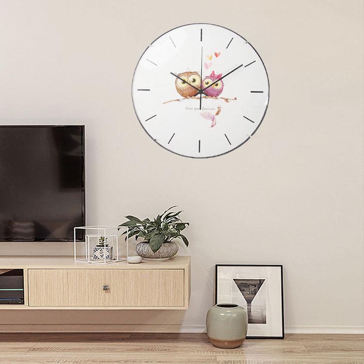 

Легкая роскошь Часы Настенные часы Гостиная Индивидуальность Креативные Современные Простые Украшение для дома Настенные Бесшумные Без перфорации QS032