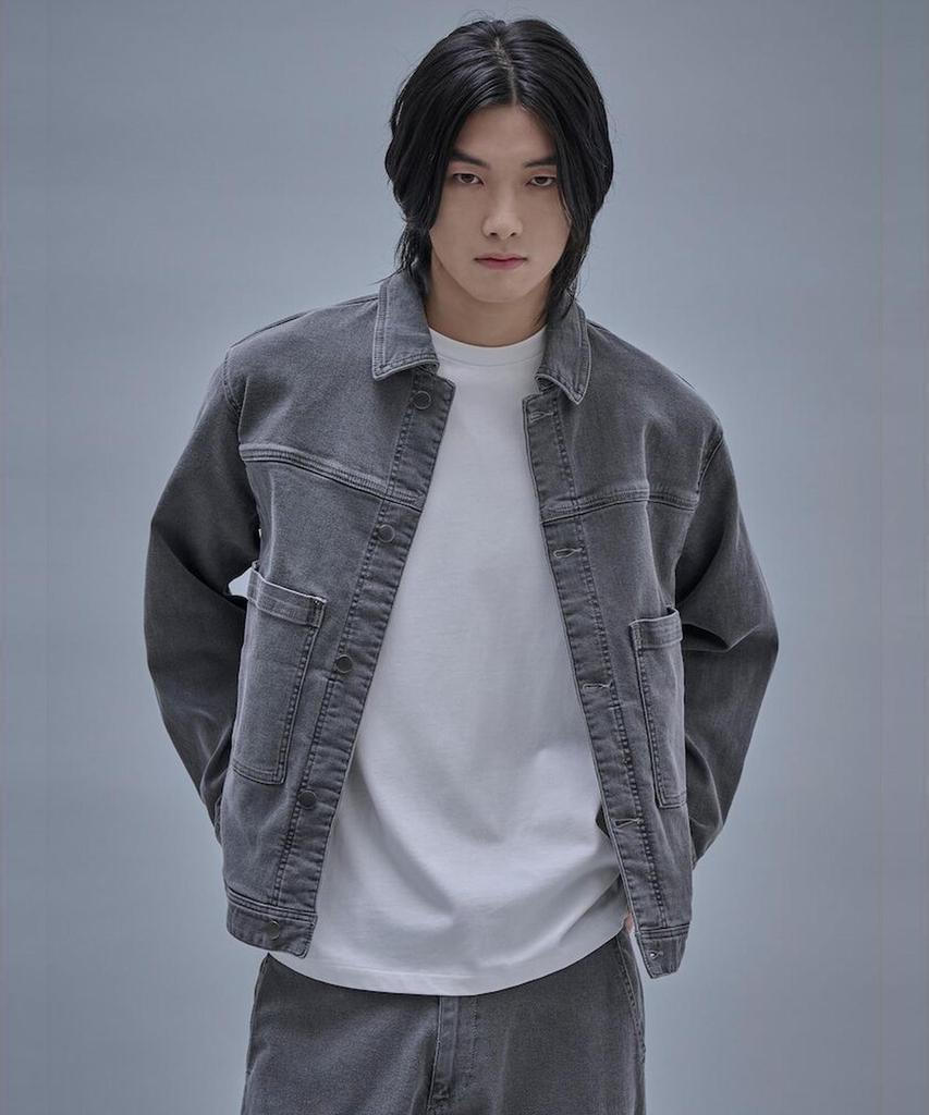 Shift.G Mallet Denim Trucker Jacket Gray